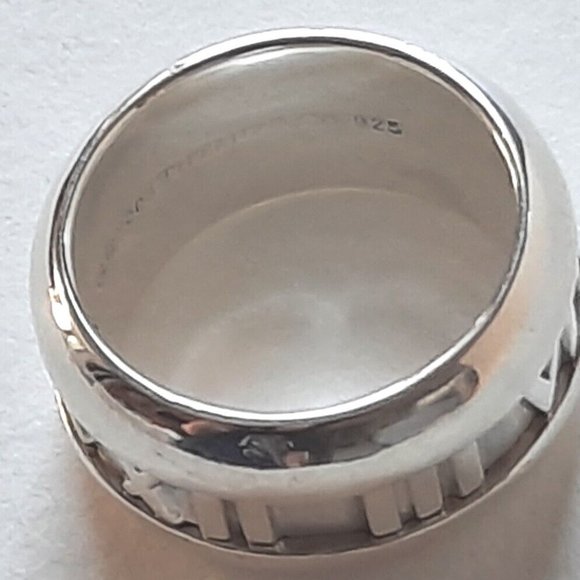 Tiffany & Co Vintage 2003 Atlas Ring in Sterling Silver Size 4.25 - Picture 5 of 8